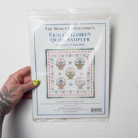 The Design Connections Erika's Garden Quilt Sampler Counted Cross Stitch Kit Default Title