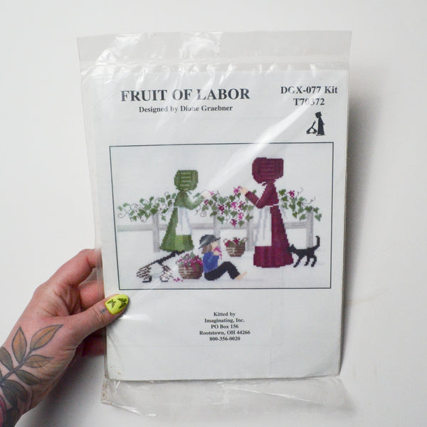 Diane Graebner Fruit of Labor Counted Cross Stitch Kit Default Title