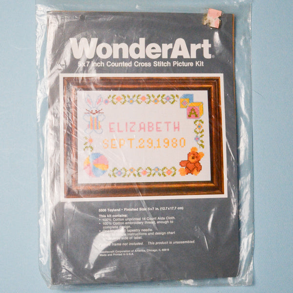 WonderArt Sampler Counted Cross Stitch Kit