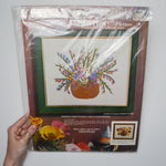 Paragon Needlecraft Statice Floral Crewel Embroidery Kit