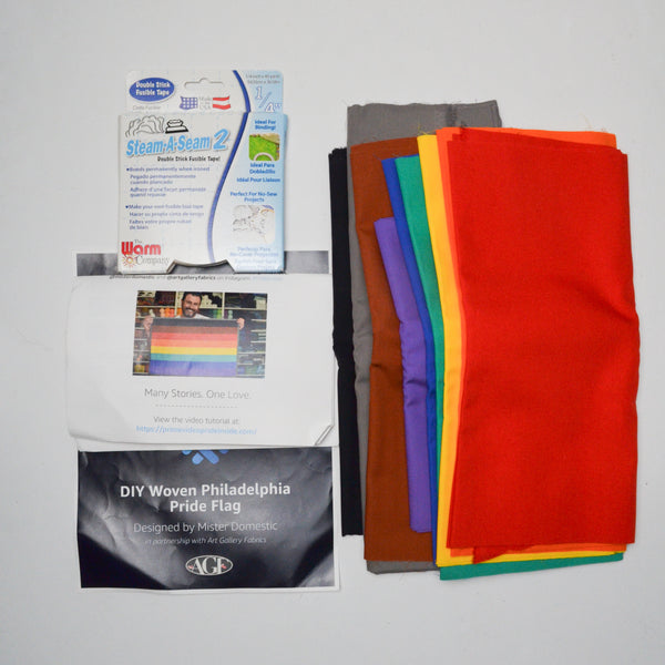 DIY Woven Philadelphia Pride Flag Kit