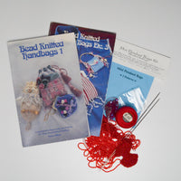 Bead Knitted Handbags Booklets + Started Project