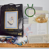 DMC The Gold Collection Celestial Angel Counted Cross Stitch Kit - Started