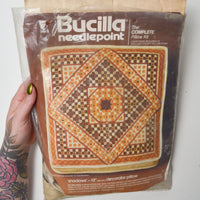 Bucilla Needlepoint Pillow Kit No. 4926 - Shadows