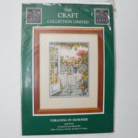 The Craft Collection Limited Veranda in Summer Counted Cross Stitch Kit