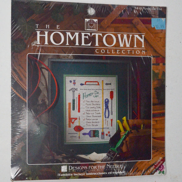 The Hometown Collection Honey-Do List Counted Cross Stitch Kit