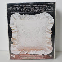 Butterfly Pillow or Picture Candlewicking Kit