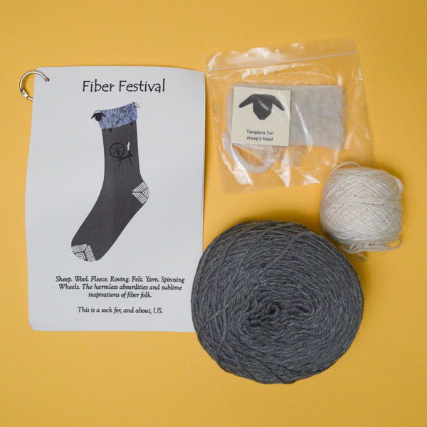 Tsarina of Tsocks Fiber Festival Sock Knitting Kit - Women's Medium/Large