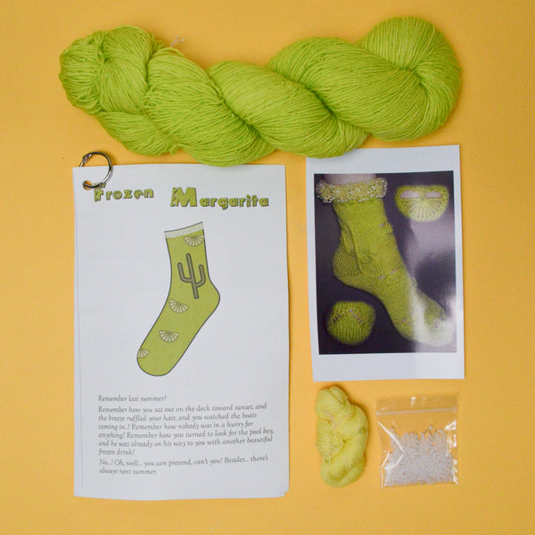 Tsarina of Tsocks Frozen Margarita Sock Knitting Kit - Women's Medium/Large