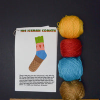 Tsarina of Tsocks The Iceman Cometh Sock Knitting Kit - Women's Medium/Large