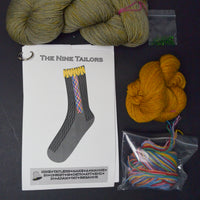 Tsarina of Tsocks The Nine Tailors Sock Knitting Kit - Women's Medium/Large