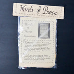 Words of Praise Salvation Cross Stitch Sampler Kit