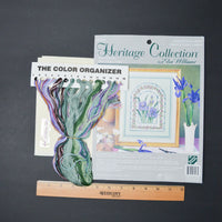 Heritage Collection by Elsa Williams Iris Mosaic Counted Cross Stitch Kit