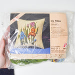 LeeWards Iris Pillow Crewel Embroidery Kit