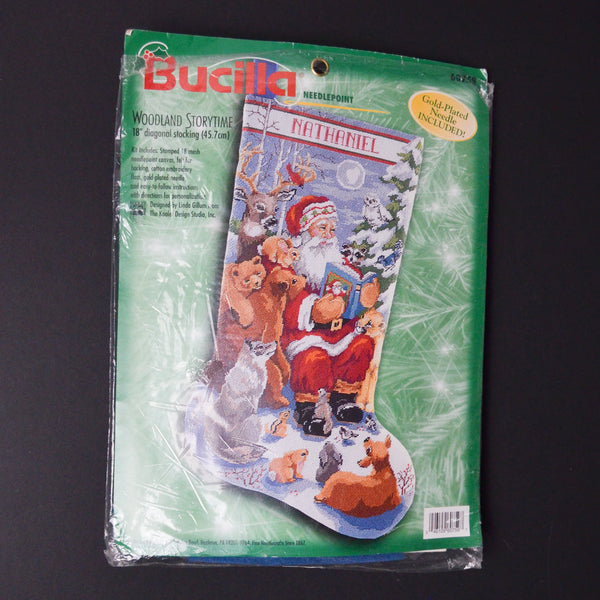 Bucilla Woodland Storytime Stocking Needlepoint Kit 60759