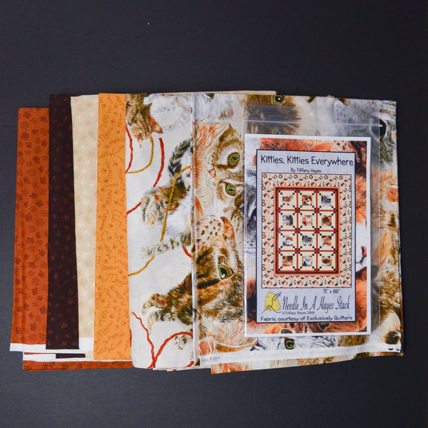 Kitties, Kitties Everywhere Tiffany Hayes Quilting KIt