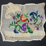 Jacobean Floral Needlepoint Canvas + Wool