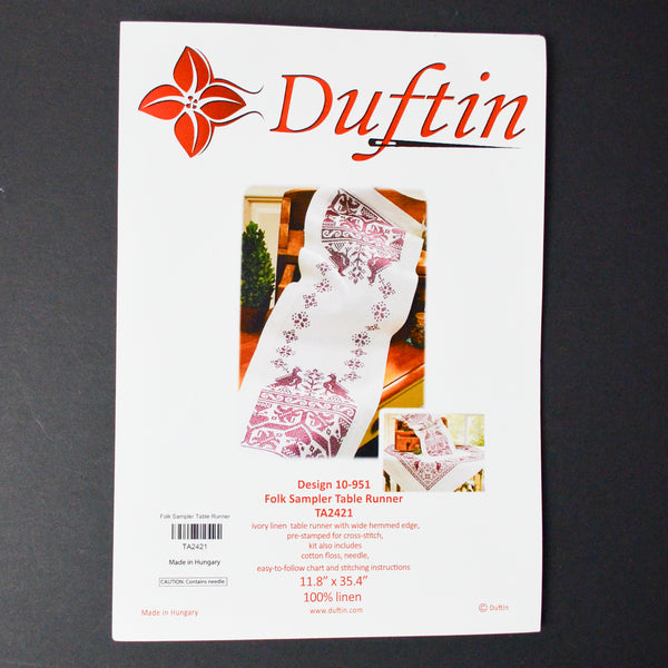 Duftin Folk Sampler Table Runner Kit