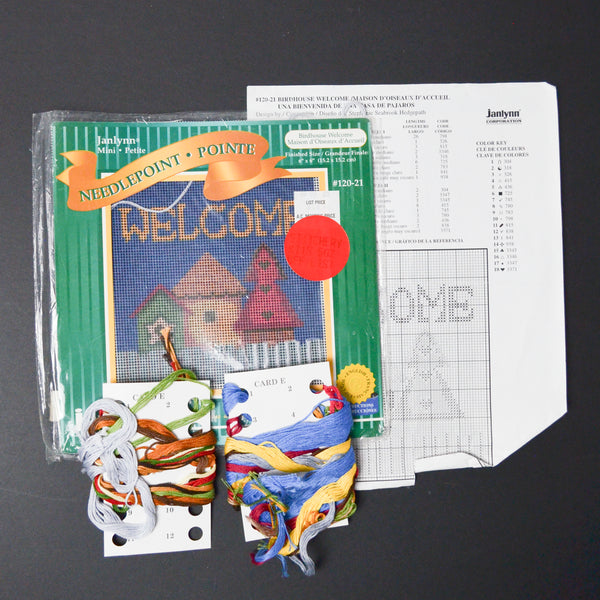 Janlynn Birdhouse Welcome Needlepoint Kit