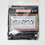 Monarch Horizons Takealongs Penguin Crewel Embroidery Kit