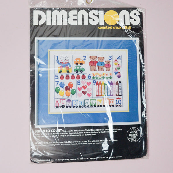 Dimensions Learn to Count Counted Cross Stitch Kit