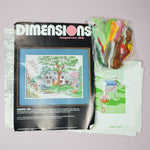 Dimensions Fairfax Inn Stamped Cross Stitch Kit - Started