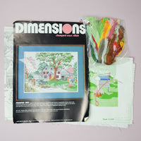 Dimensions Fairfax Inn Stamped Cross Stitch Kit - Started