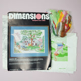 Dimensions Fairfax Inn Stamped Cross Stitch Kit - Started