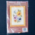 Pansies Counted Cross Stitch Kit