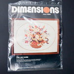 Dimensions Oval Lace Floral Cross Stitch Kit
