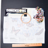 Dimensions Counted Cross Stitch Butterfly Alphabet Kit