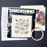 Dimensions Counted Cross Stitch Butterfly Alphabet Kit