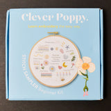 Clever Poppy Stitch Sampler Beginner Kit