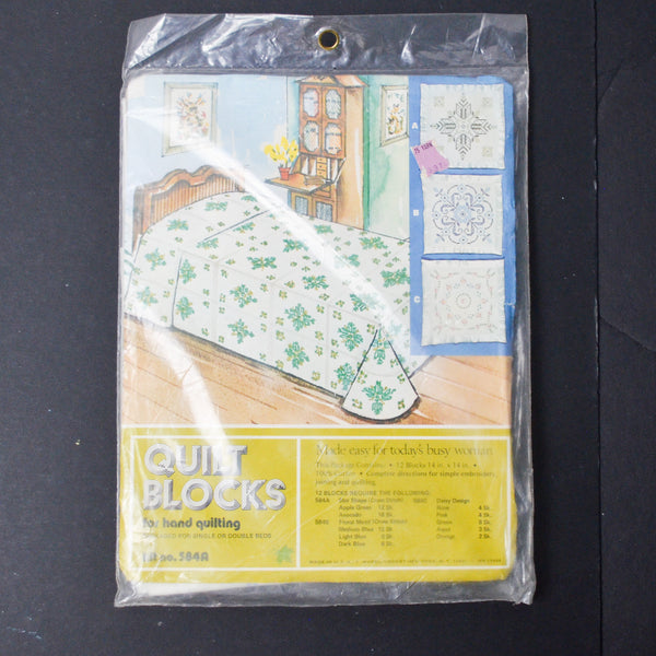 Kugel Vogart Quilt Blocks for Hand Quilting Kit No. 584A
