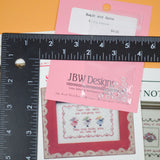 JBW Designs Sweet Nothings Cross Stitch Patterns - Set of 4