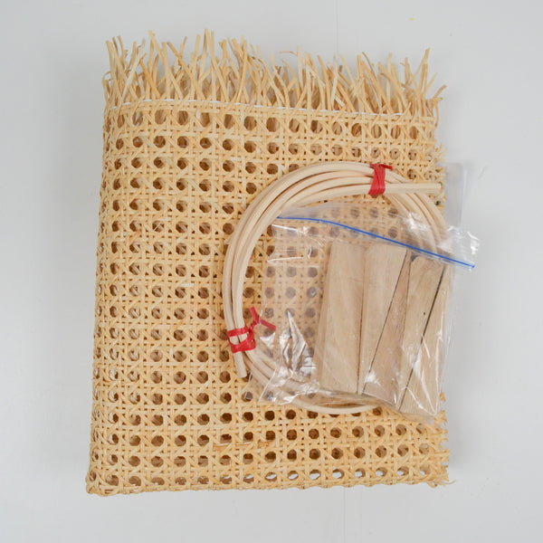 Cane Chair Webbing Seat Replacement Repair Kit - 18" x 18"
