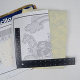 Bucilla Noah's Ark Crib Cover Stamped Cross Stitch Pattern - 34" x 43"