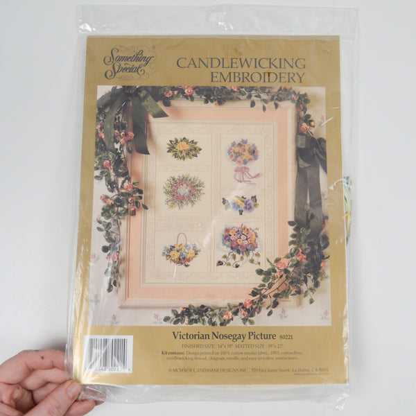 Something Special Victorian Nosegay Picture Candlewicking Embroidery Kit - 14" x 18"