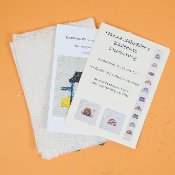 Danish Aerøskøbing Bathhouse Counted Cross Stitch Kit
