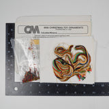 Columbia-Minerva Christmas Toy Ornaments Counted Cross Stitch Kit