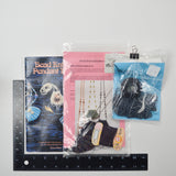 Mini Bead Knitted Pendant Bags Kit Bundle - Partially Completed