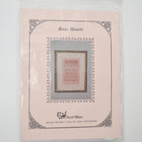 Just Nan Rose Hearts Cross Stitch Pattern, Aida + Embellishments