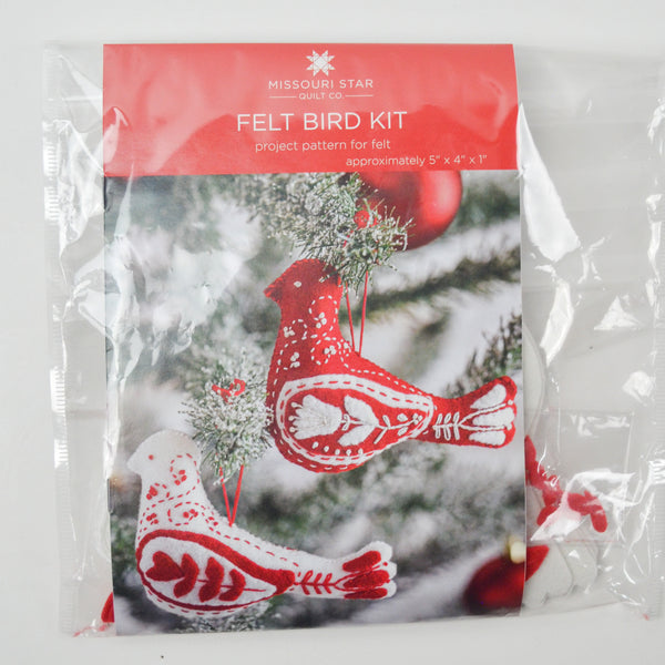 Missouri Star Quilt Co. Felt Bird Ornament Kit