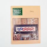 Bent Creek Glory American Flag Cross Stitch Pattern + Aida Cloth