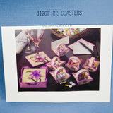 Iris Needlepoint Coaster Kit