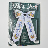 Bow Ties Floral Greetings Cross Stitch Door Decoration Kit