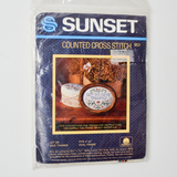 Sunset Let Us Give Thanks Counted Cross Stitch Kit