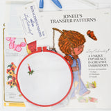Mini Punch Needle Loop Embroidery Kit with Iron-On Transfer Patterns