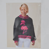 Tom Daley Black + Pink Flamingo Sweater Knitting Kit - Size S or M