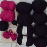 Tom Daley Black + Pink Flamingo Sweater Knitting Kit - Size S or M
